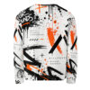 all-over-print-recycled-unisex-sweatshirt-white-back-6a9c3fd07515d.jpg AillForSounds SOUND BEYOND BORDERS Graffiti Unisex Sweatshirt