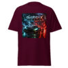 unisex-classic-tee-maroon-front-6aac7e6c52b54.jpg SABRAX IGNITION Automotive Graphic Unisex T-Shirt | AillForSounds Energy